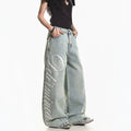 Street Style Washed Vintage Denim