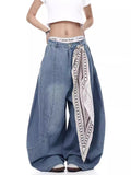Oversized Blade Denim Pants