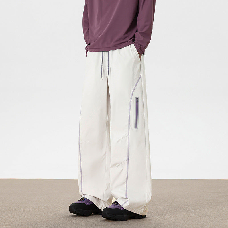 Reflective Stripe Design Casual Fit