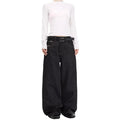 Straight Cut Denim Pants