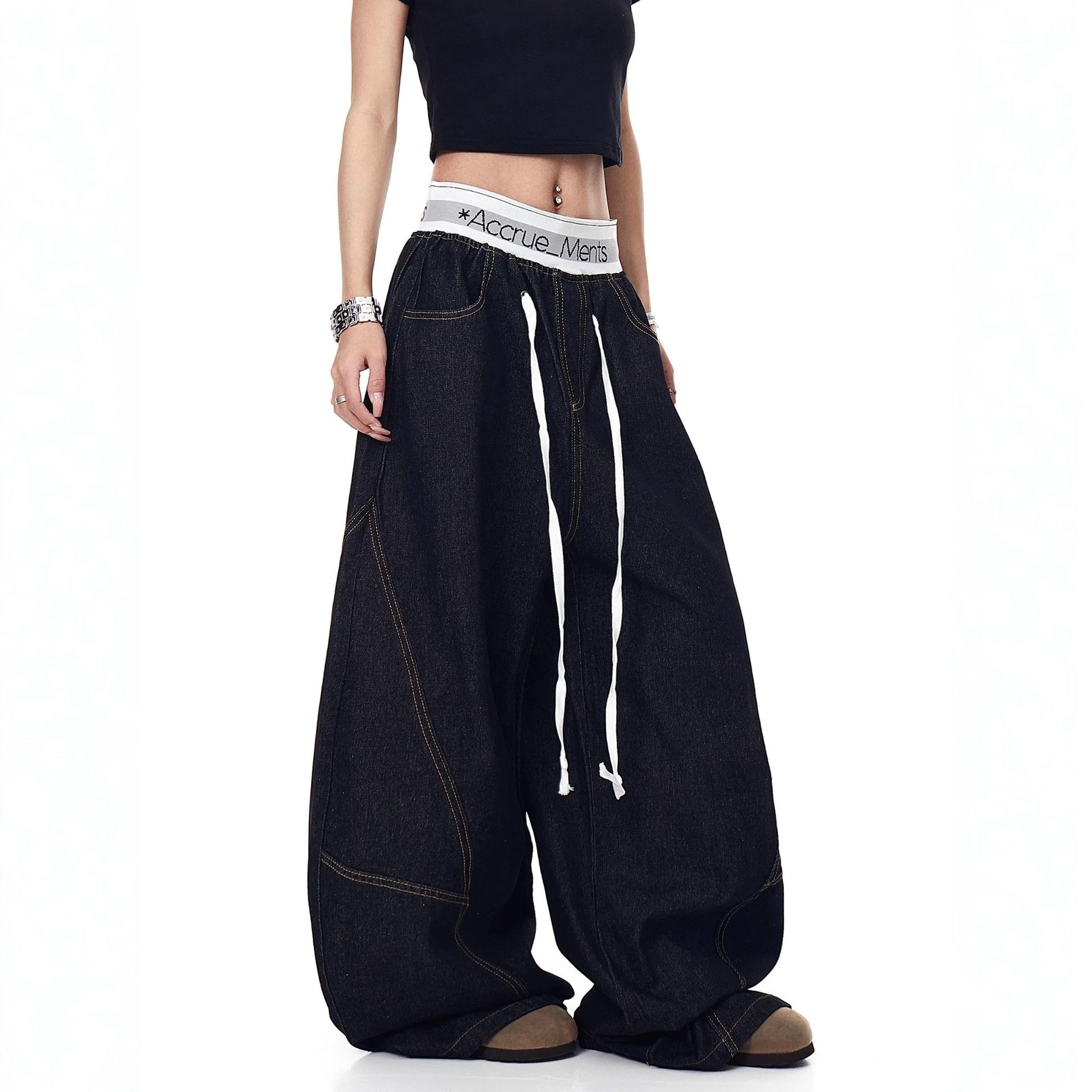Cut Denim Pants