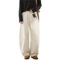 Twill texture cut casual pants