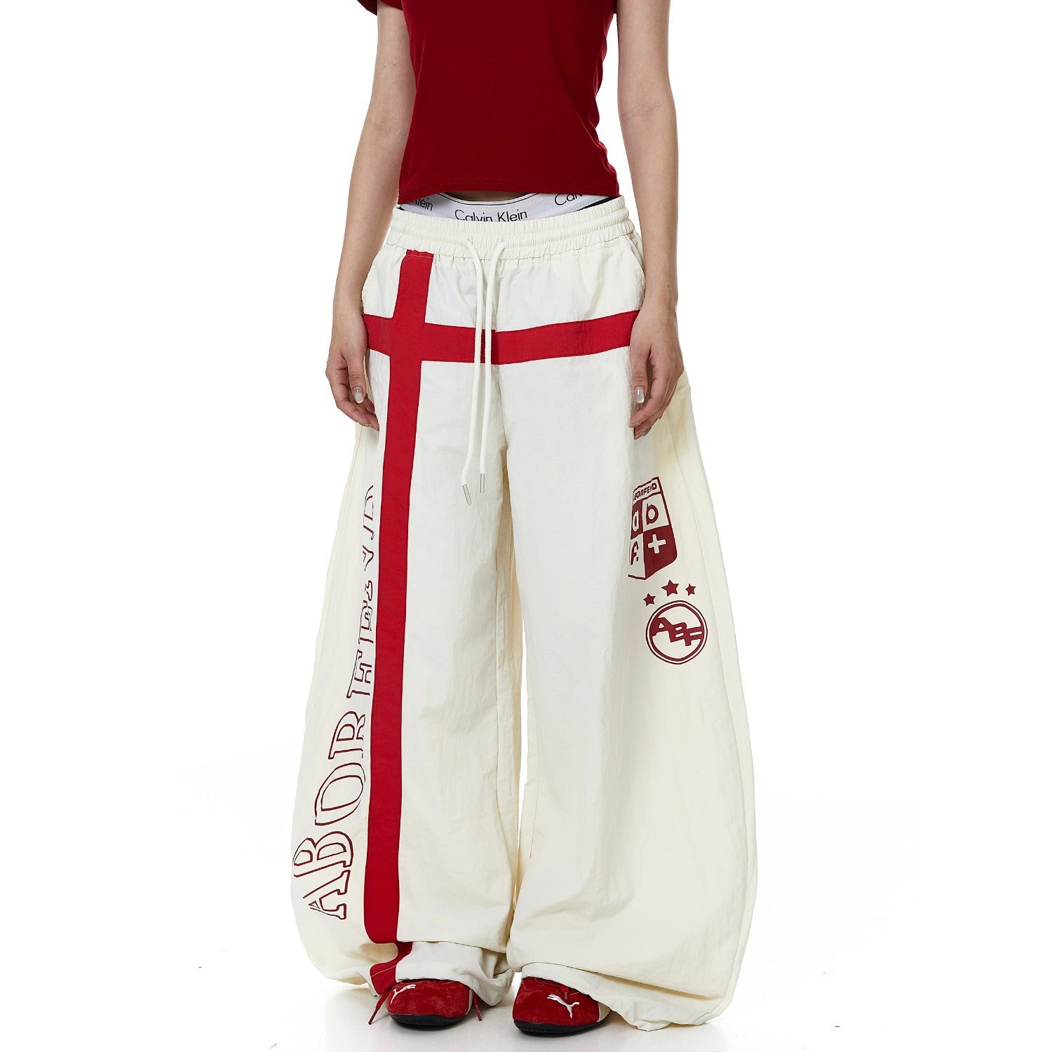 Drawstring Cargo Casual Pants