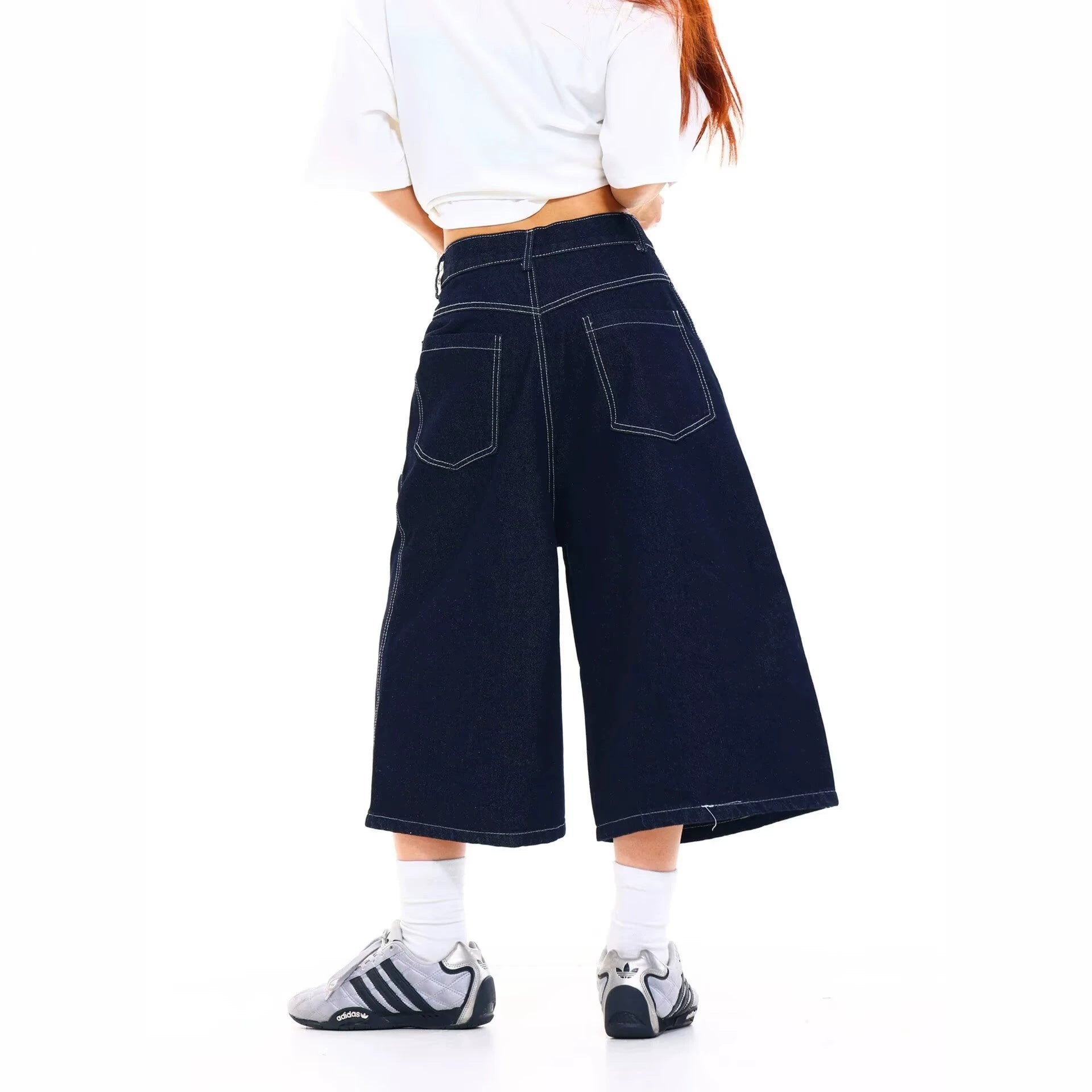 Denim Capri Pants