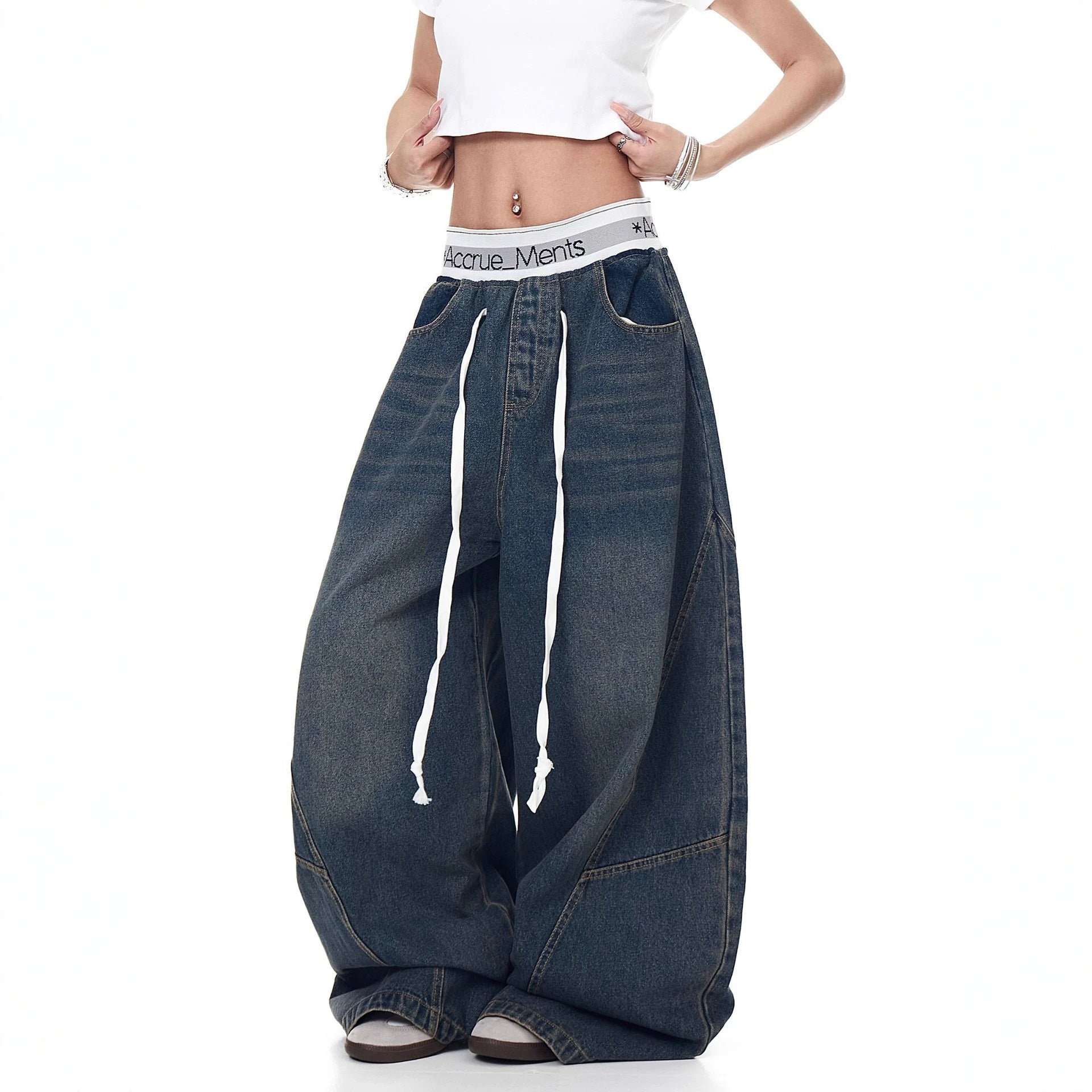 Cut Denim Pants