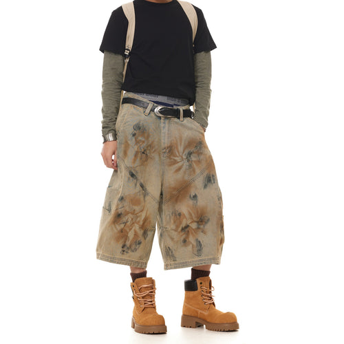 Dirty dyed denim
