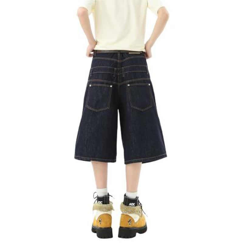 Retro Seven Casual Denim Pants