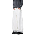 Flip up striped design pants