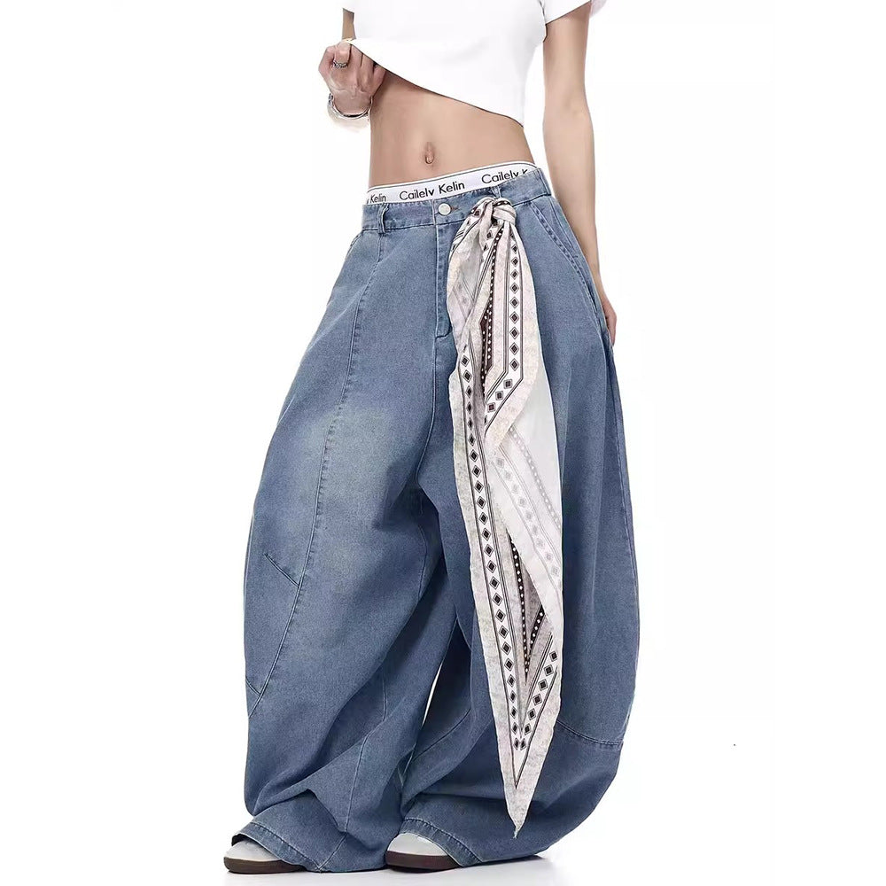 Oversized Blade Denim Pants