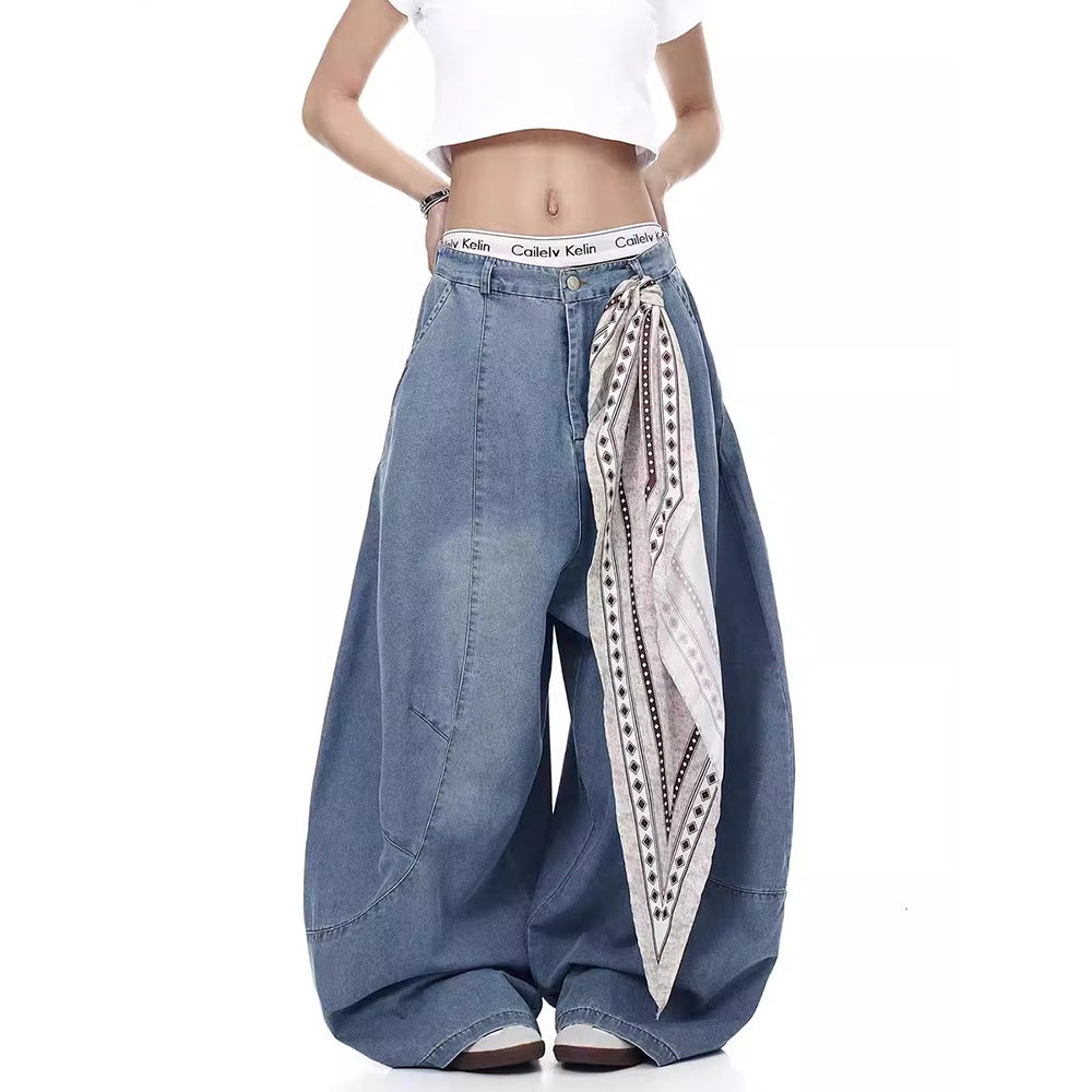 Oversized Blade Denim Pants
