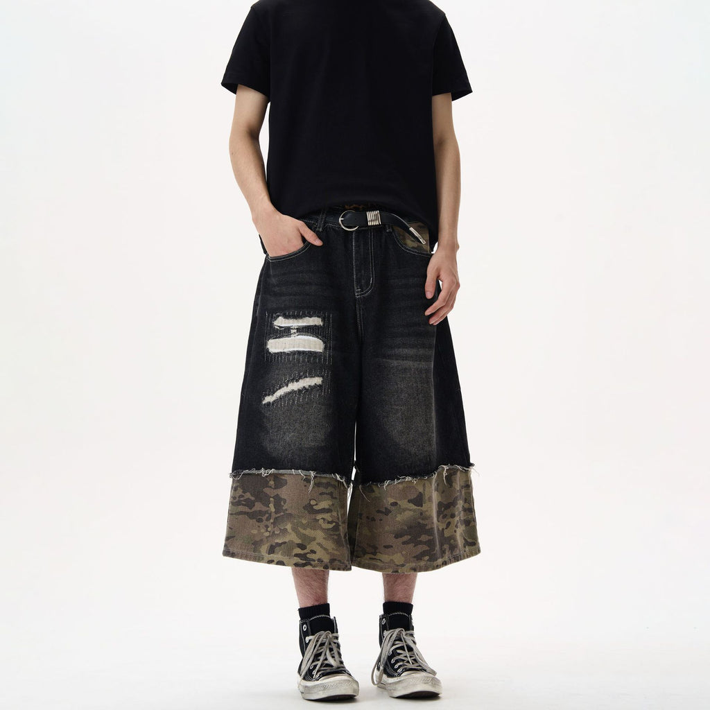 Black denim pants
