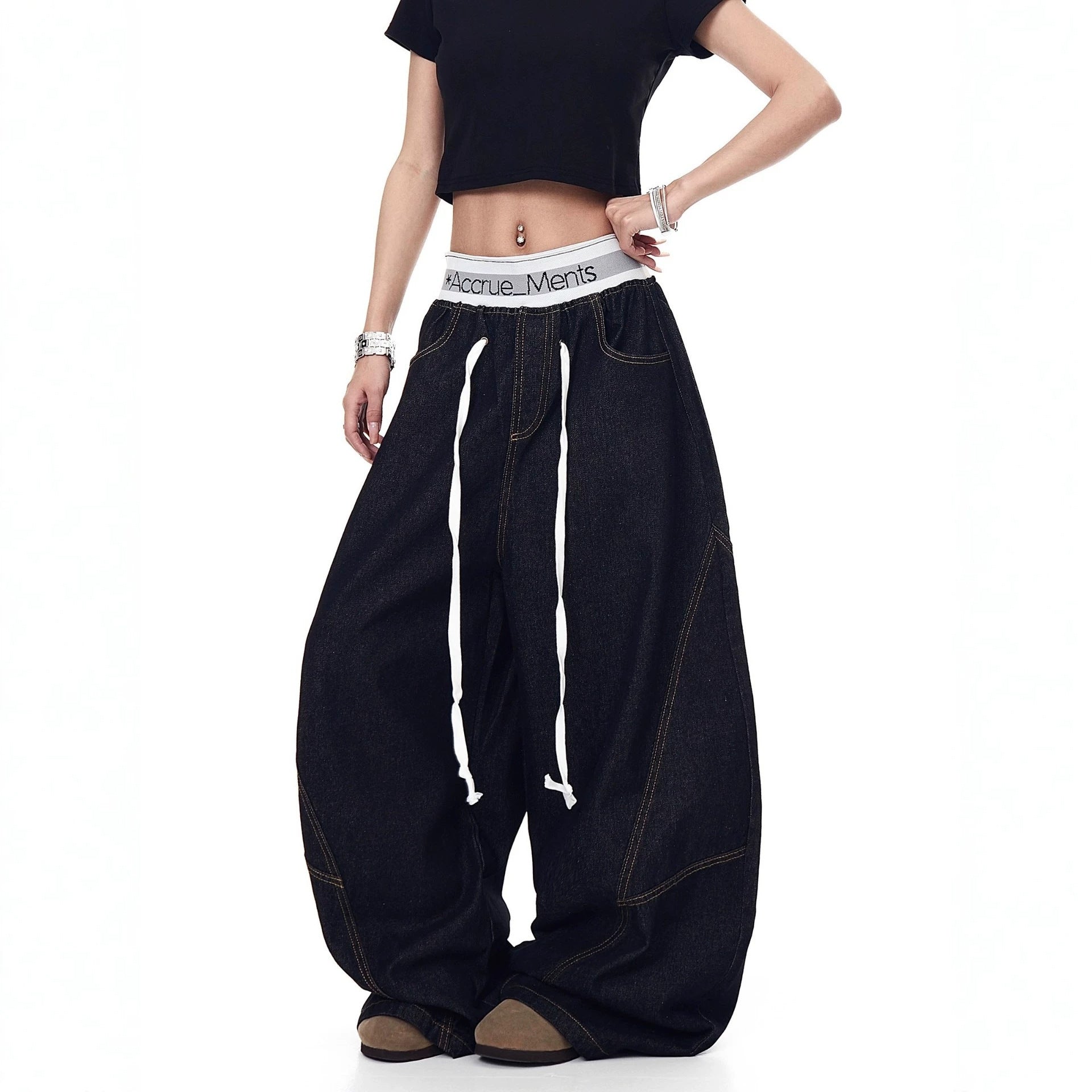Cut Denim Pants