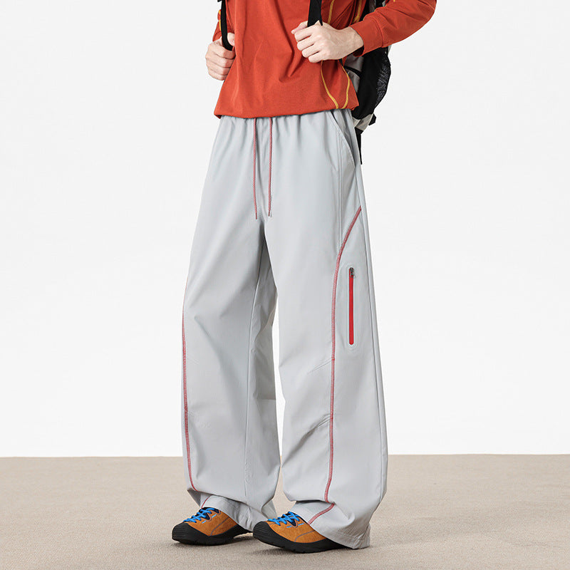 Reflective Stripe Design Casual Fit