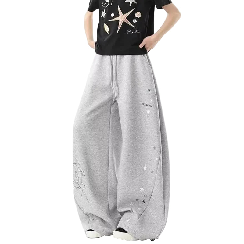 Star Print Blade Sweatpants