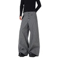 Casual Plaid  Pants