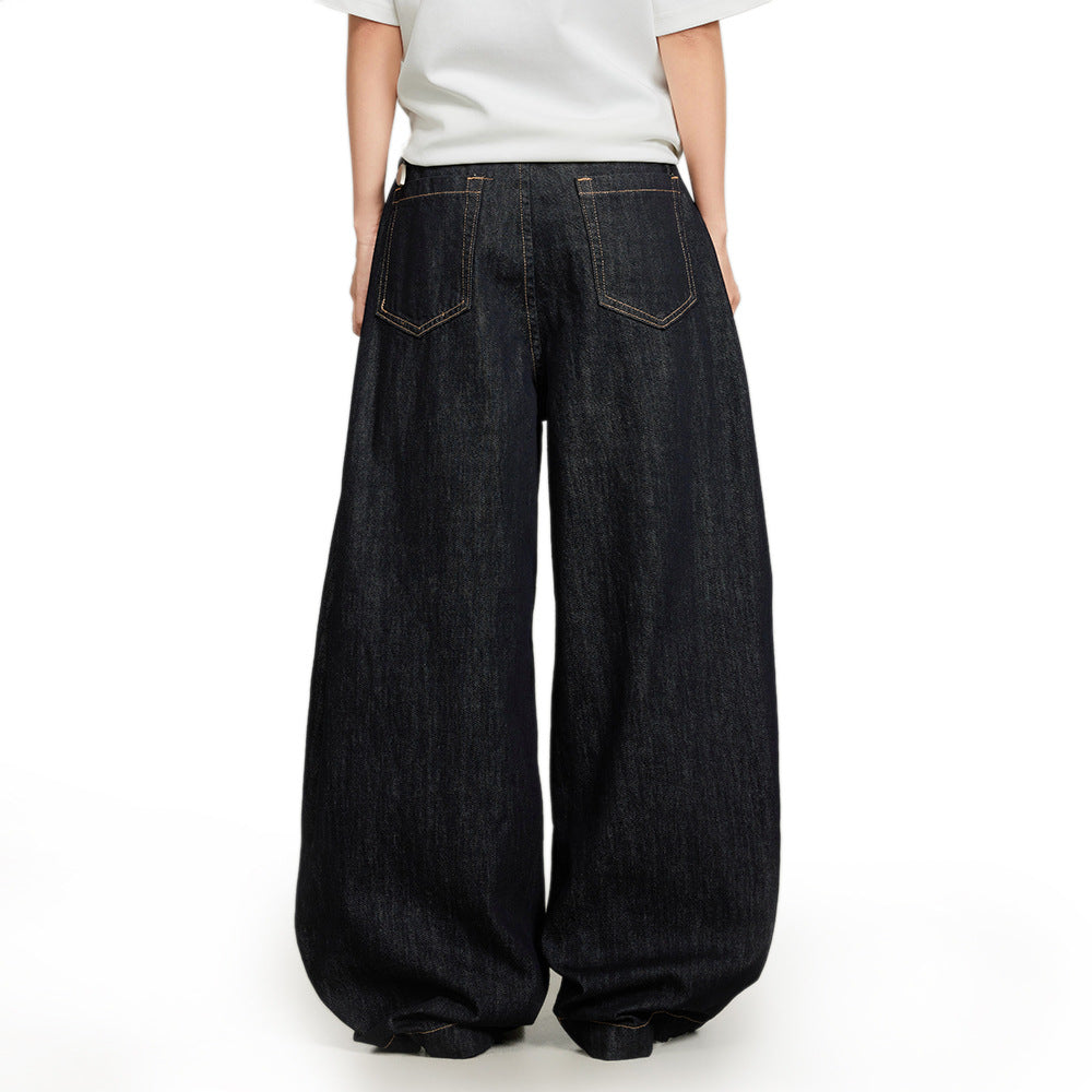 Black machete jeans