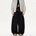 Vintage Denim Black Wide-Leg Knife-Style Jeans Men's Spring and Autumn New  Versatile Straight Loose Casual Pants