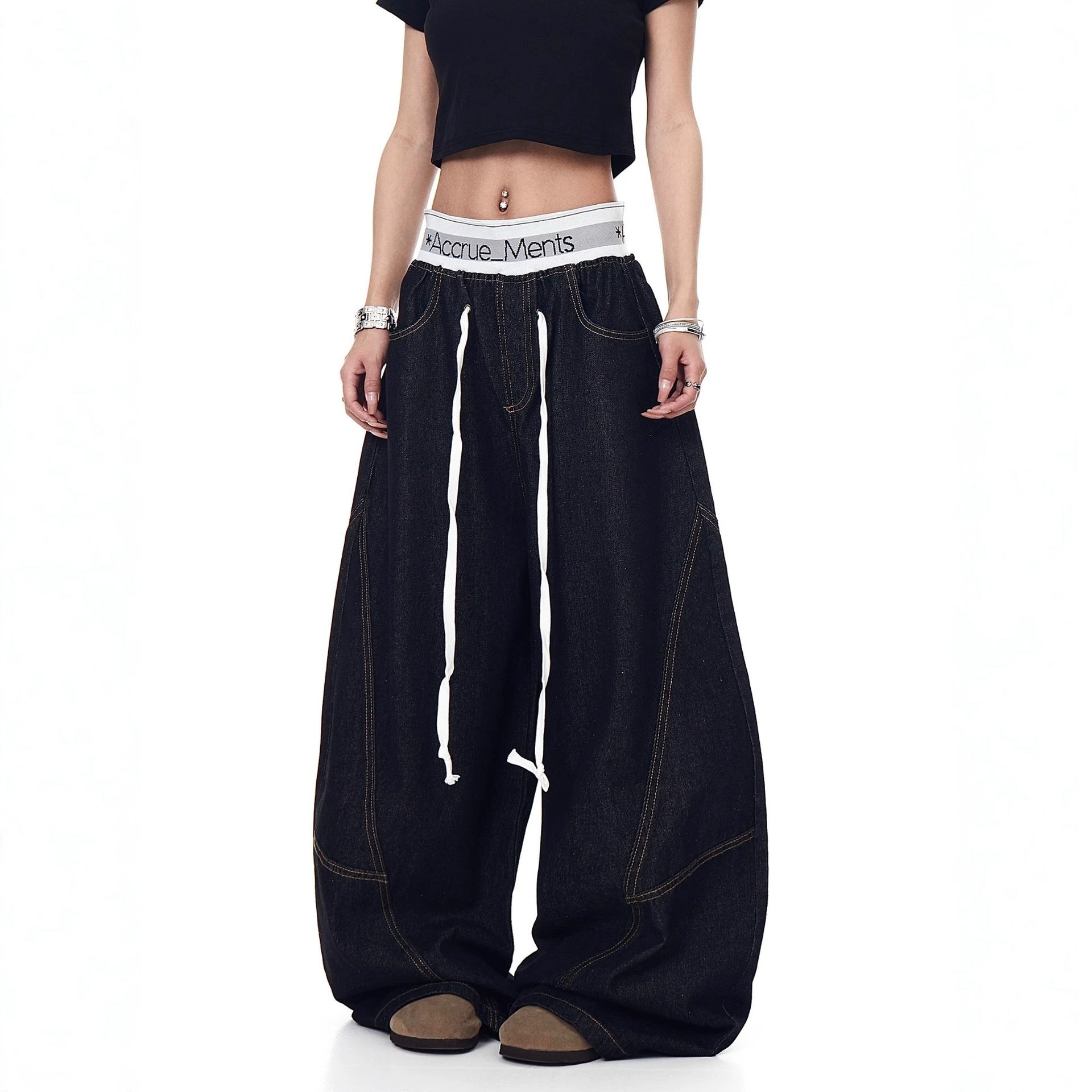 Cut Denim Pants