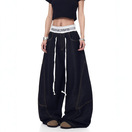 Cut Denim Pants