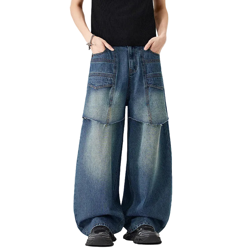 wide-leg jeans