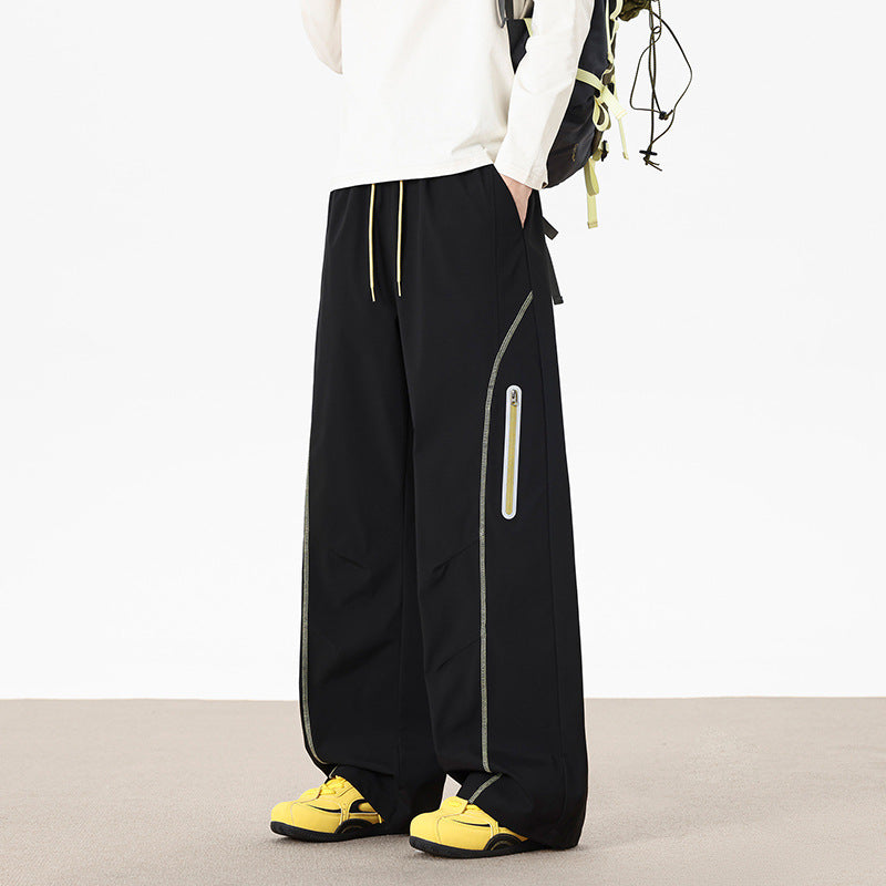Reflective Stripe Design Casual Fit