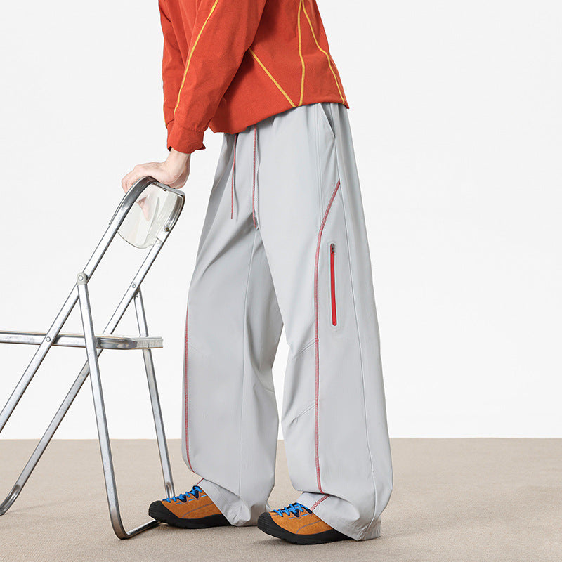 Reflective Stripe Design Casual Fit