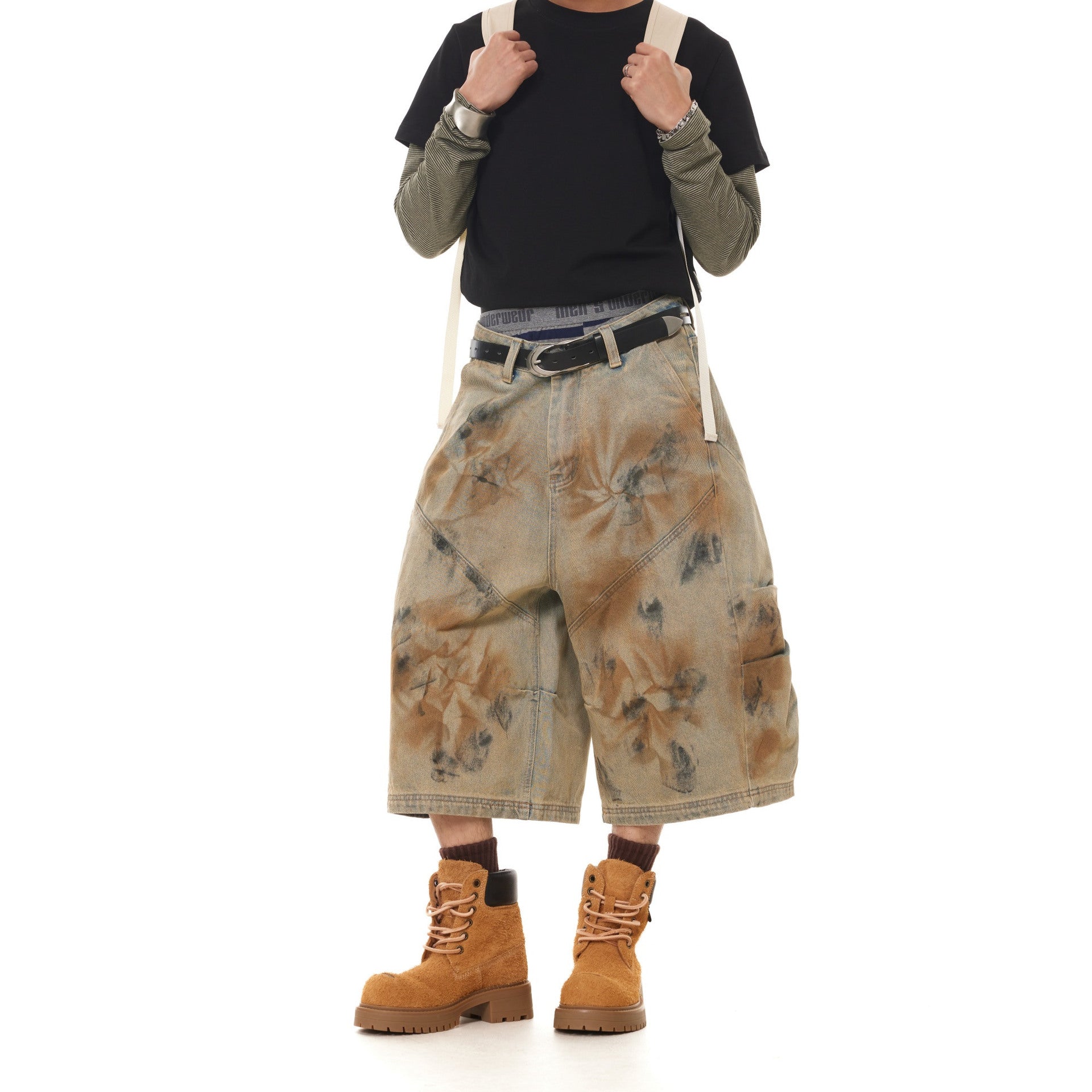 Dirty dyed denim