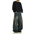 Vintage washed jeans