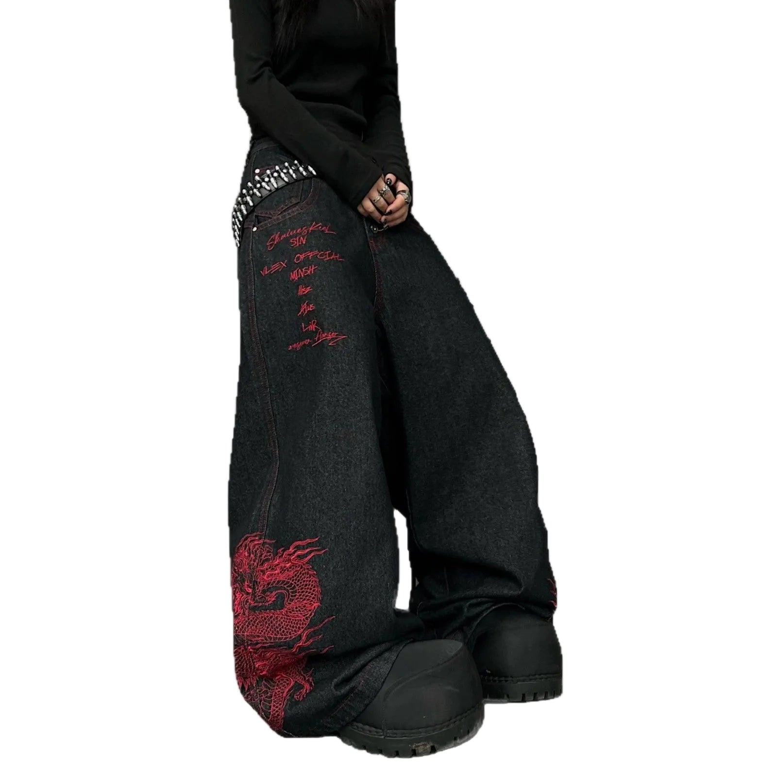 Heavyweight Embroidered Jeans