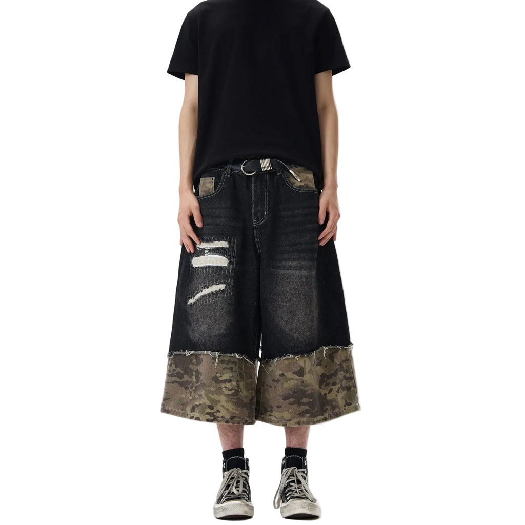 Black denim pants
