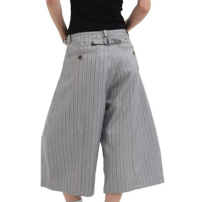 Gray Suit Shorts