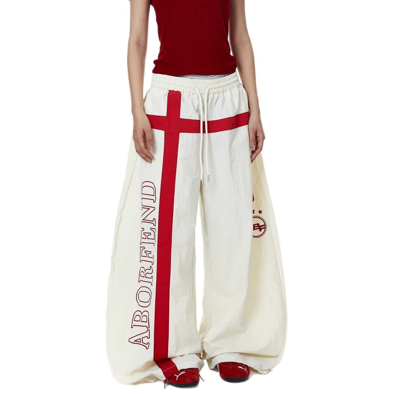 Drawstring Cargo Casual Pants