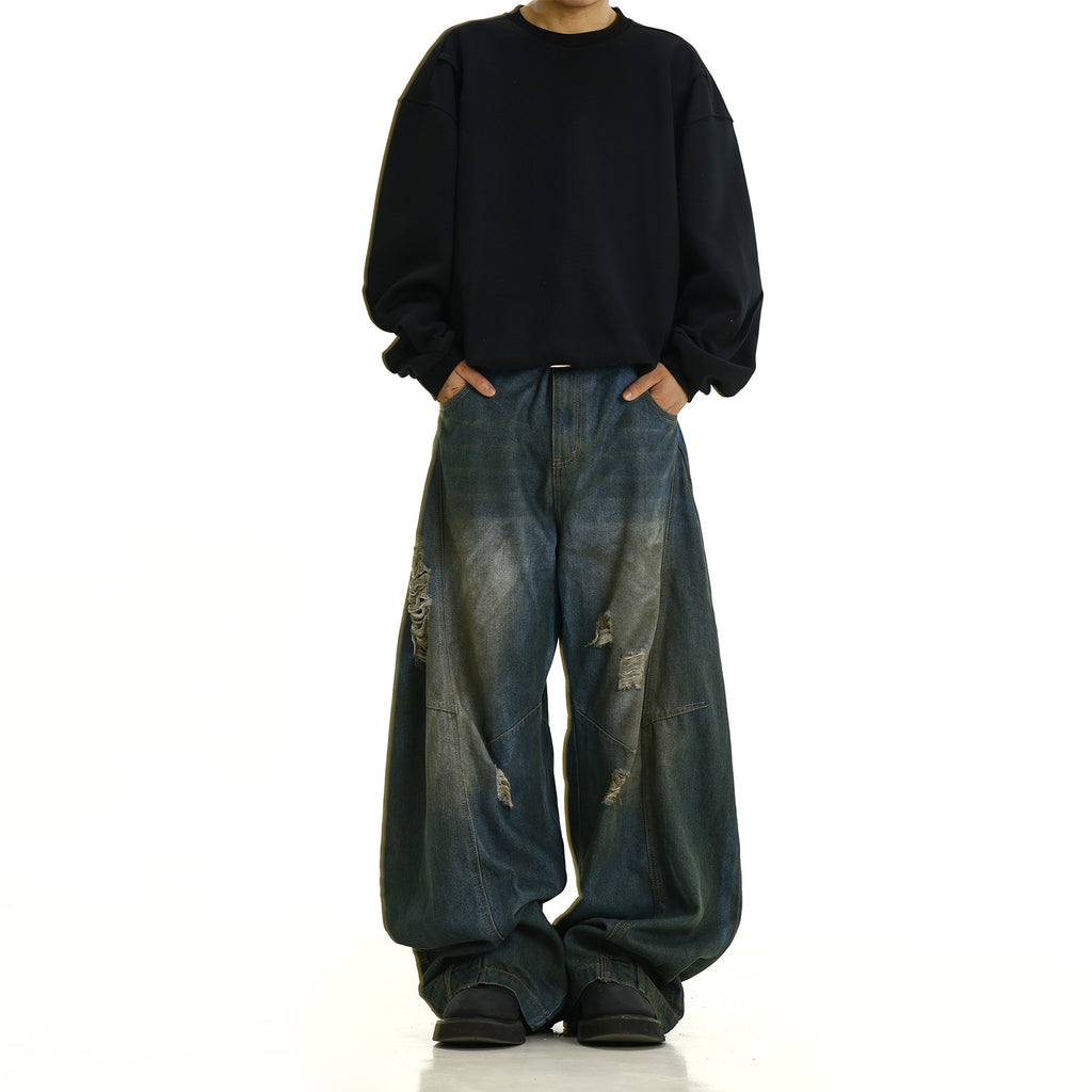 Vintage washed jeans