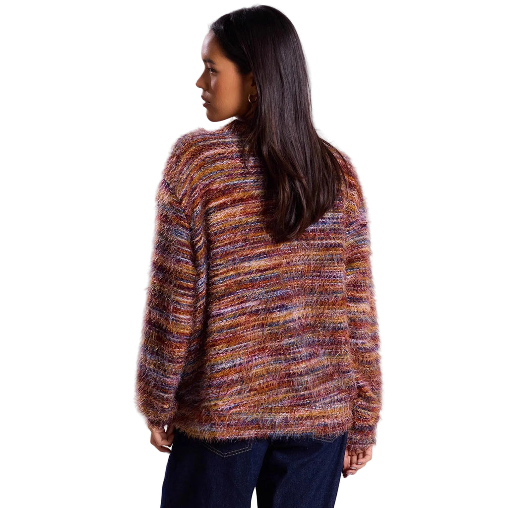 Vintage Melange Long Sleeve Cardigan