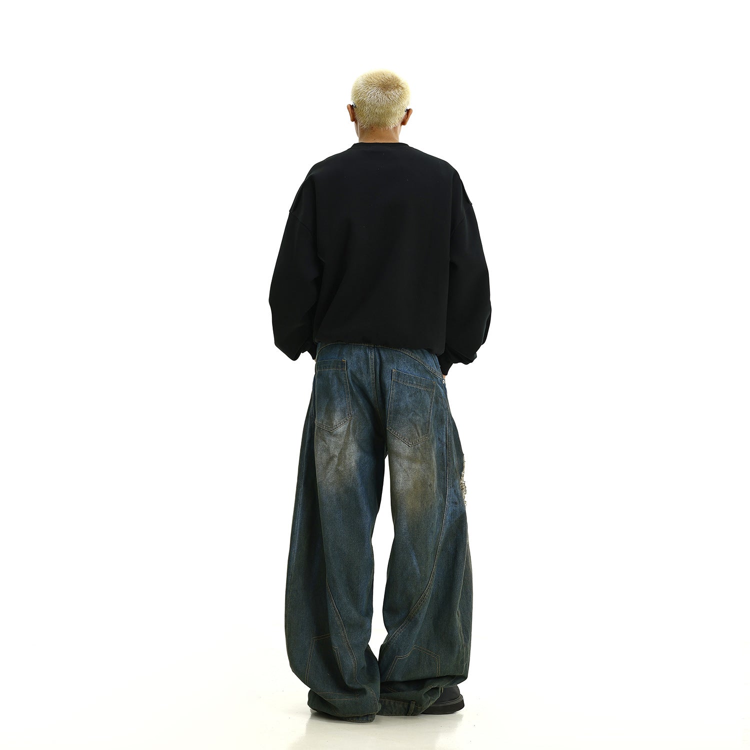 Vintage washed jeans