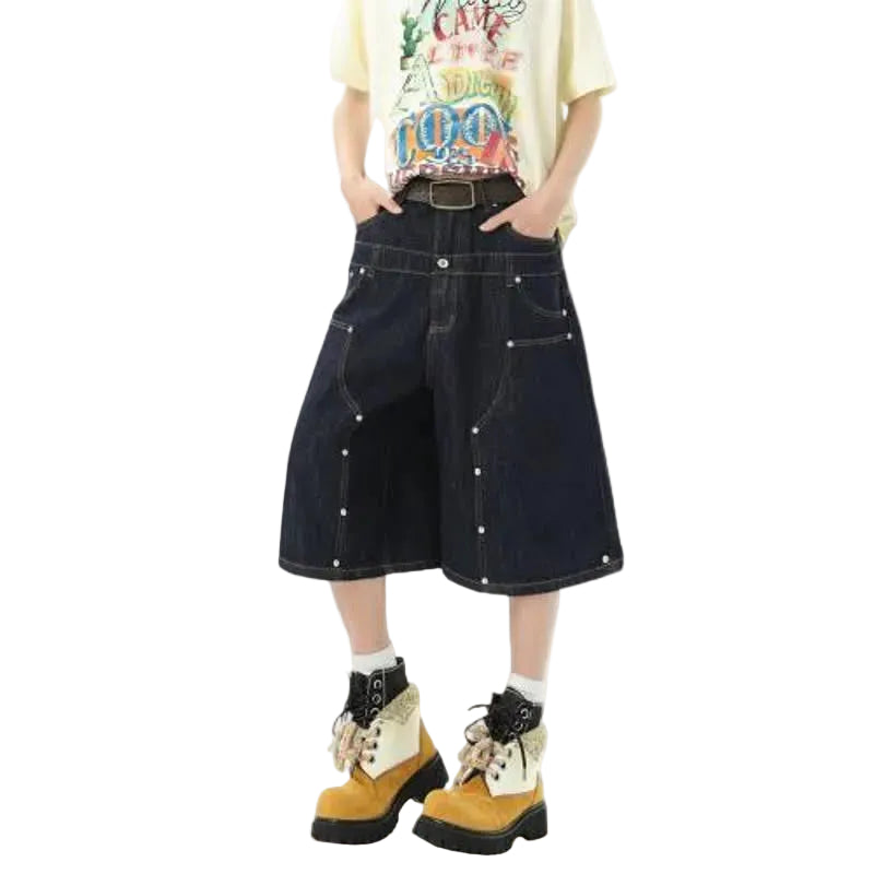Retro Seven Casual Denim Pants